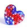 Peace popper heart- blue, red, white- Swanson Christian Products