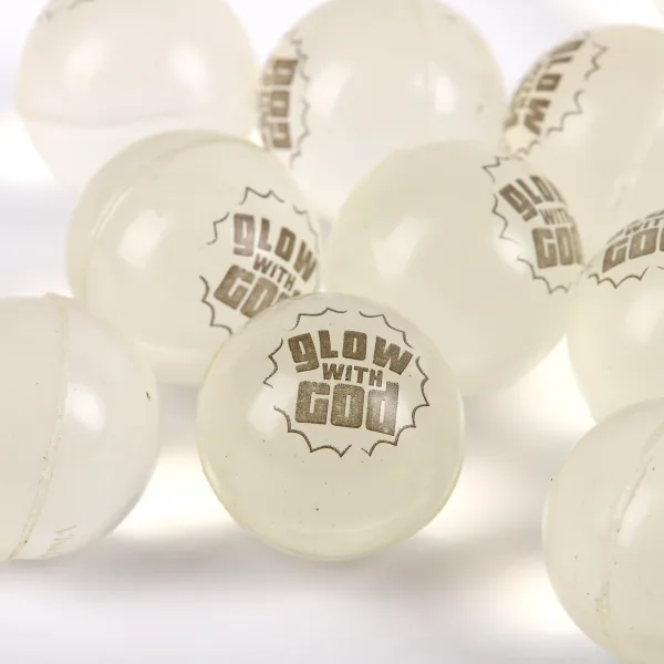 Bouncy Ball 12Ct - Glow With God | Swanson Christian Products