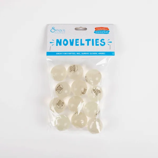 Bouncy Ball 12Ct - Glow With God | Swanson Christian Products