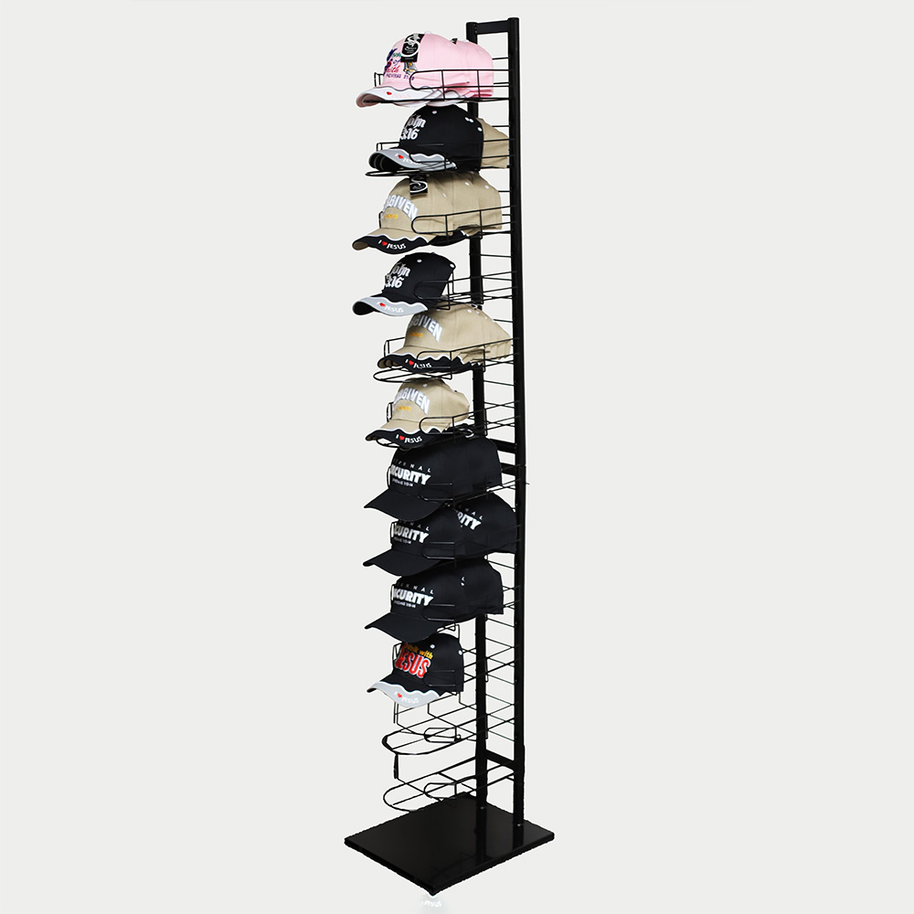 Hat Tower Display - Black - 12 Tier (Display Only) - Image 2