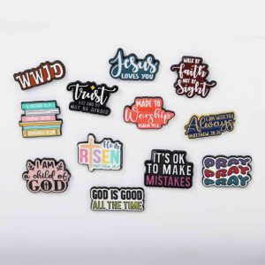 Christian Enamel Pins Assortment – Pack Of 12