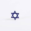 Lapel Pin - Star of David - Blue and White | Swanson