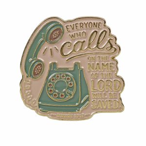 Romans 10:13 Rotary Phone Enamel Pin – Pack of 3