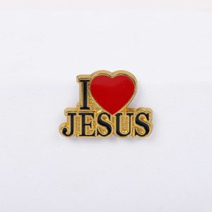 I Love Jesus Enamel Pin – Pack Of 3