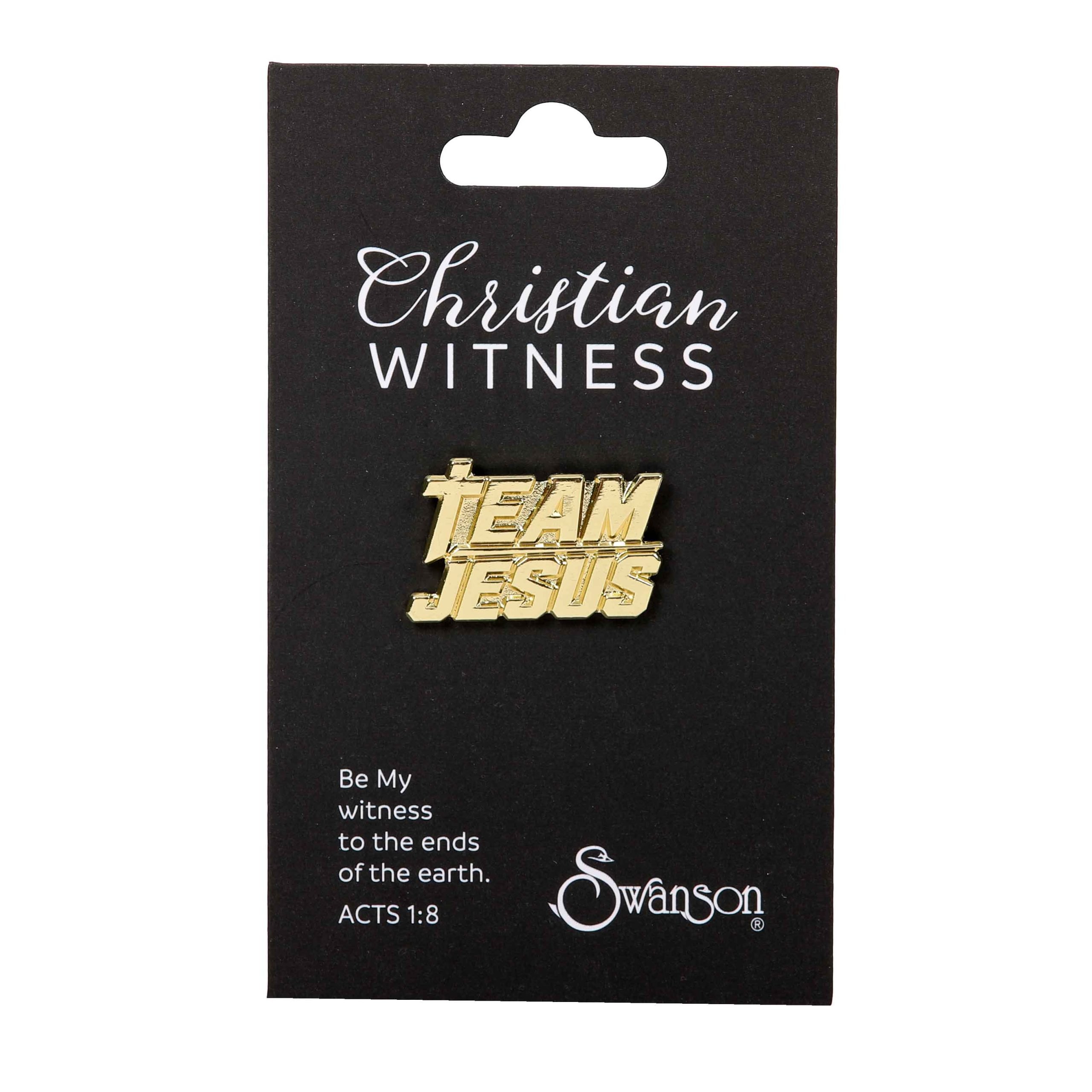 Team Jesus Enamel Pin - Bold Athletic Lettering - Pack of 3 - Image 3