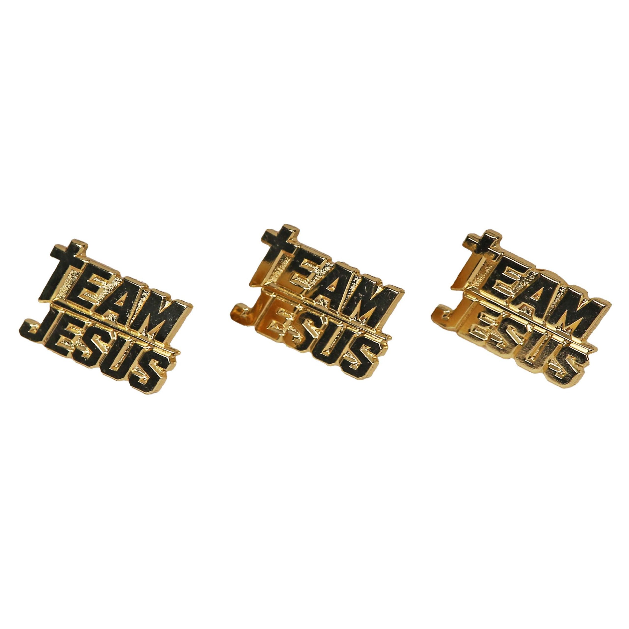 Team Jesus Enamel Pin - Bold Athletic Lettering - Pack of 3 - Image 2