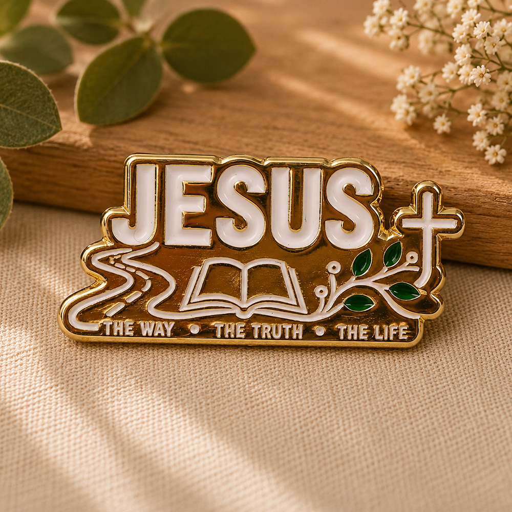 Enamel pin Jesus is the way