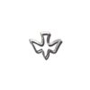Lapel Pin Open Dove- Silver- Swanson Christian Products