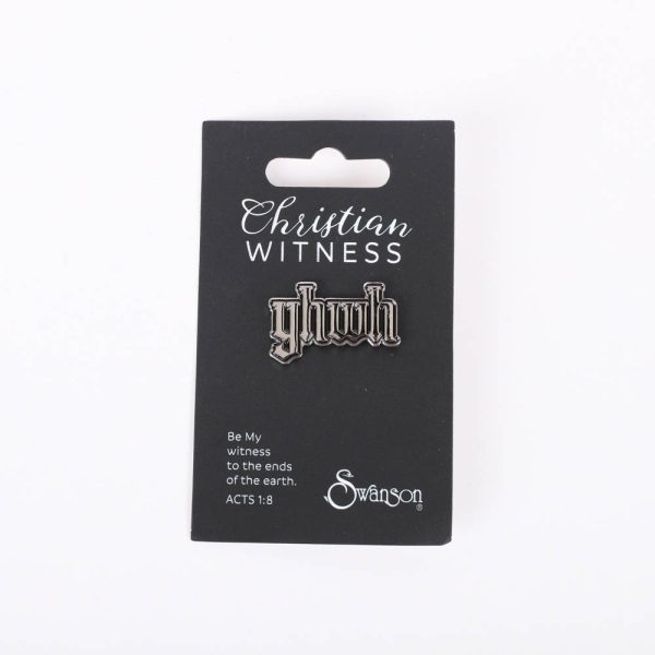 Lapel Pin - YHWH - Pk3 - Swanson Christian Products