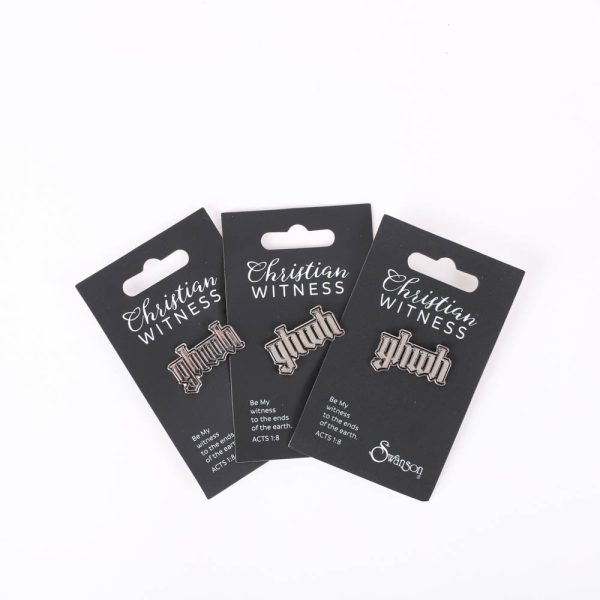 Lapel Pin - YHWH - Pk3 - Swanson Christian Products