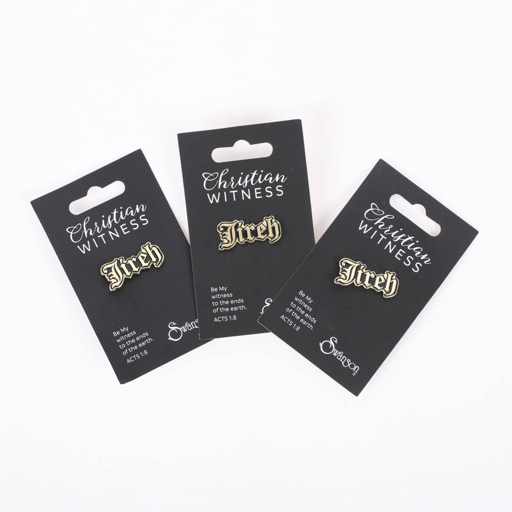 Lapel Pin - Jireh - Pk3 - SWANSON CHRISTIAN PRODUCTS