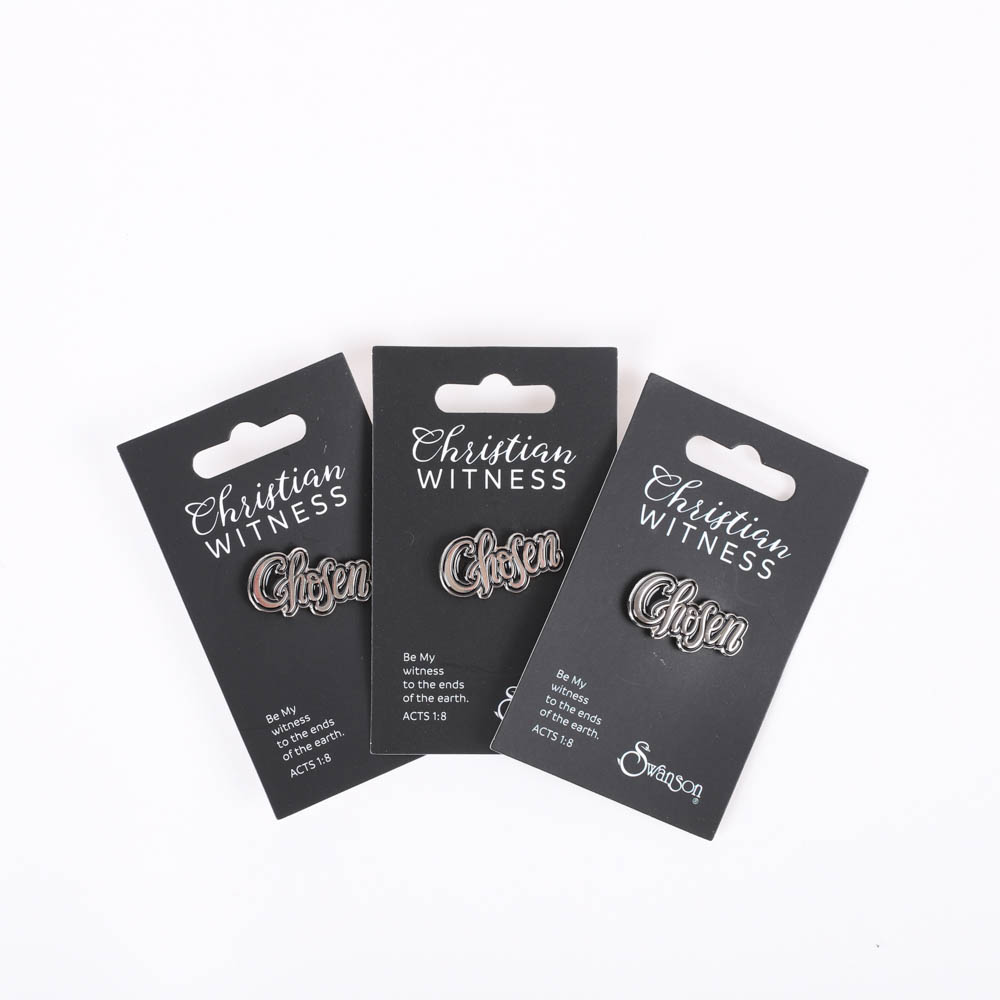 Lapel Pin - Chosen - Pk3 - Swanson Christian Products