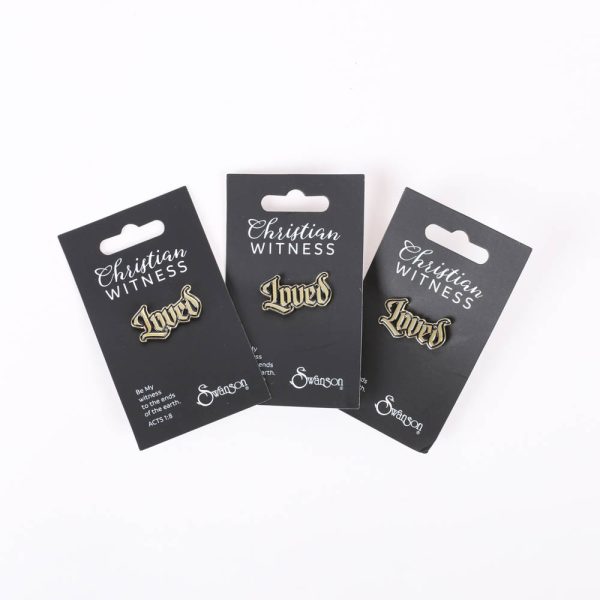 Lapel Pin - Loved - Pk3 - SWANSON CHRISTIAN PRODUCTS
