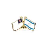 Lapel Pin - Israeli/Christian Flags