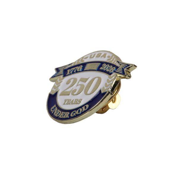 Lapel Pin 250 Year White Blue Pk3 | Swanson Christian Products