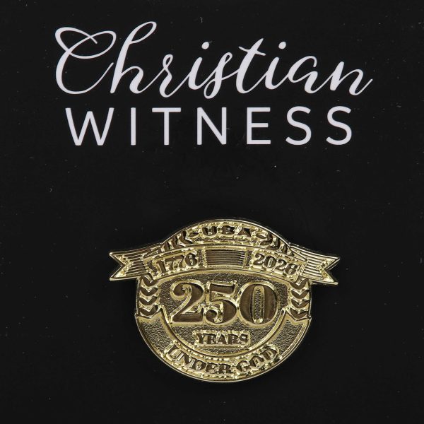 Gold Lapel Pin - USA 250 Year - PK6 | Swanson Christian Products