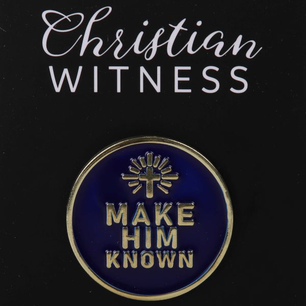 Lapel Pin - Make Him Known - Pk6 | Swanson Christian Products