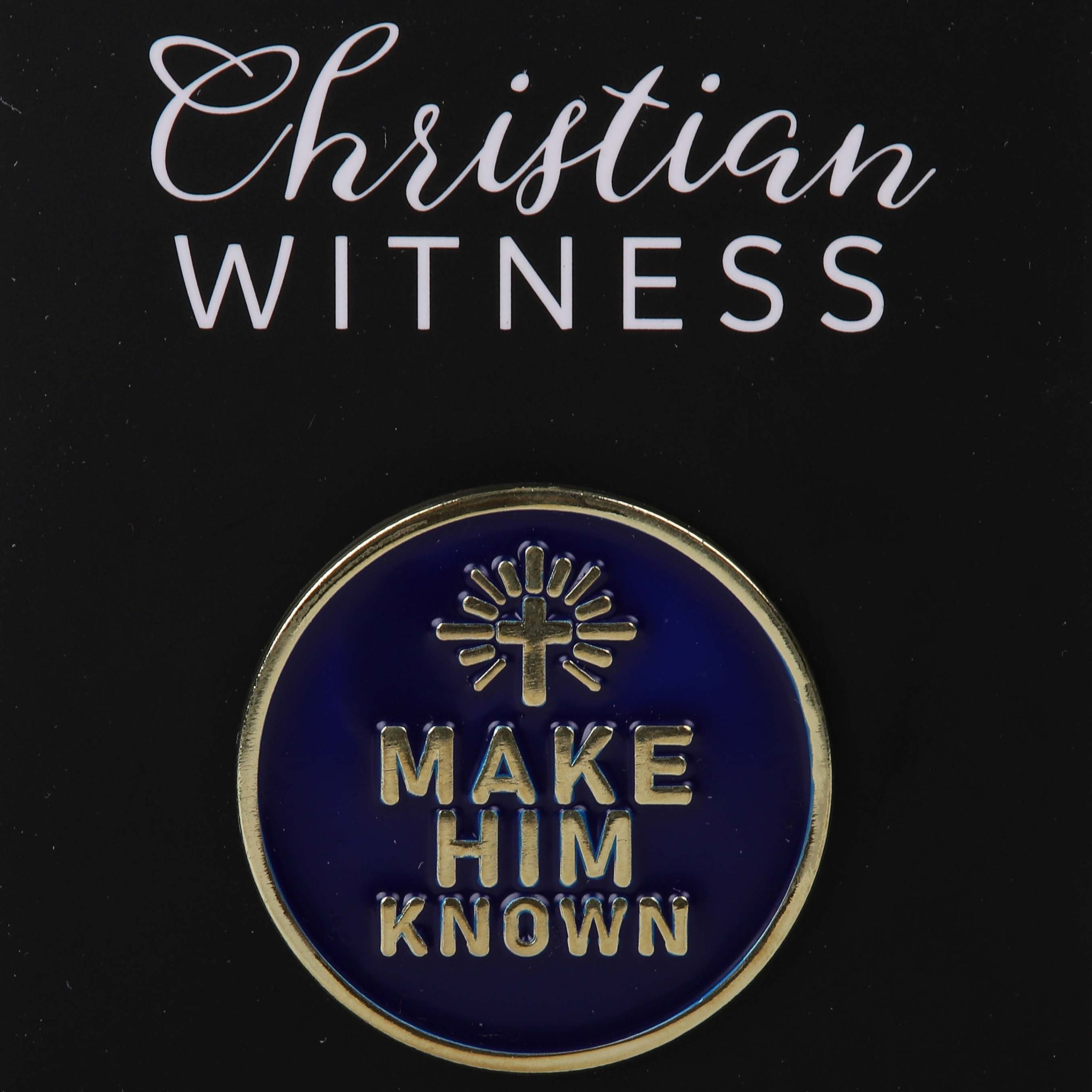 Lapel Pin - Make Him Known - Pk6 | Swanson Christian Products