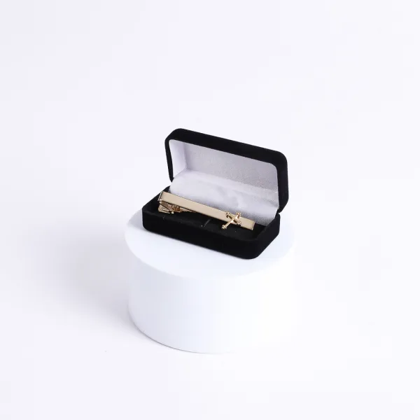 Tie Bar Cross Gold- Swanson Christian Products