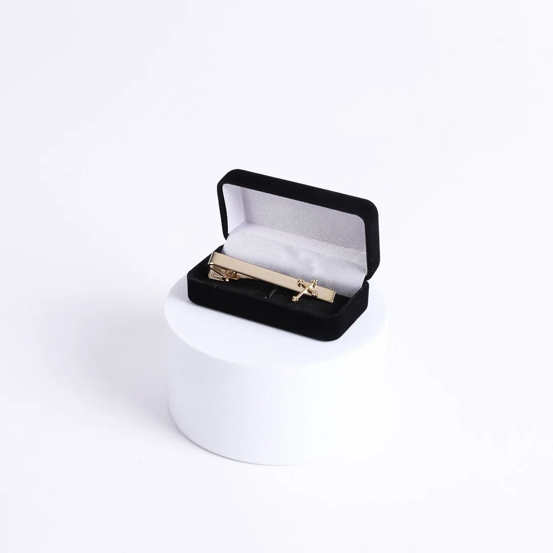 Tie Bar Cross Gold- Swanson Christian Products