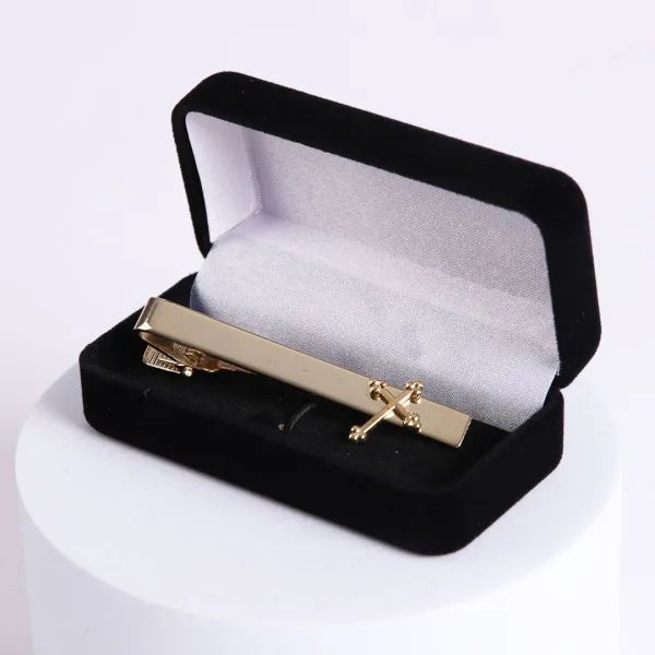 Tie Bar Cross Gold- Swanson Christian Products