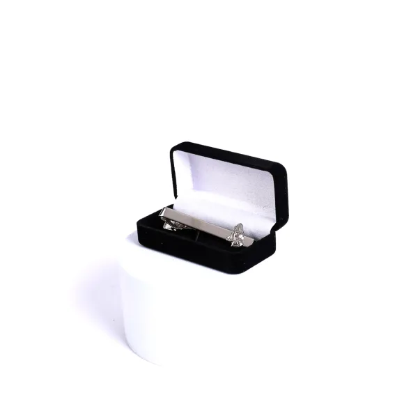 Tie Bar Praying Hands Silver- Swanson Christian Products