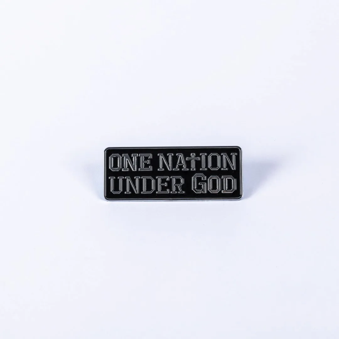 Auto Emblem - One Nation Under God - Silver - Pk6 | Swanson Christian Products