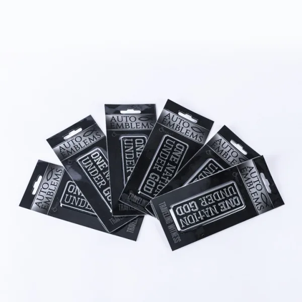 Auto Emblem - One Nation Under God - Silver - Pk6 | Swanson Christian Products