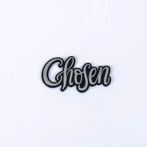 Auto Emblem – Chosen – Silver – Pk6