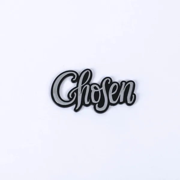 Auto Emblem - Chosen - Silver - Pk6 | Swanson Christian Products