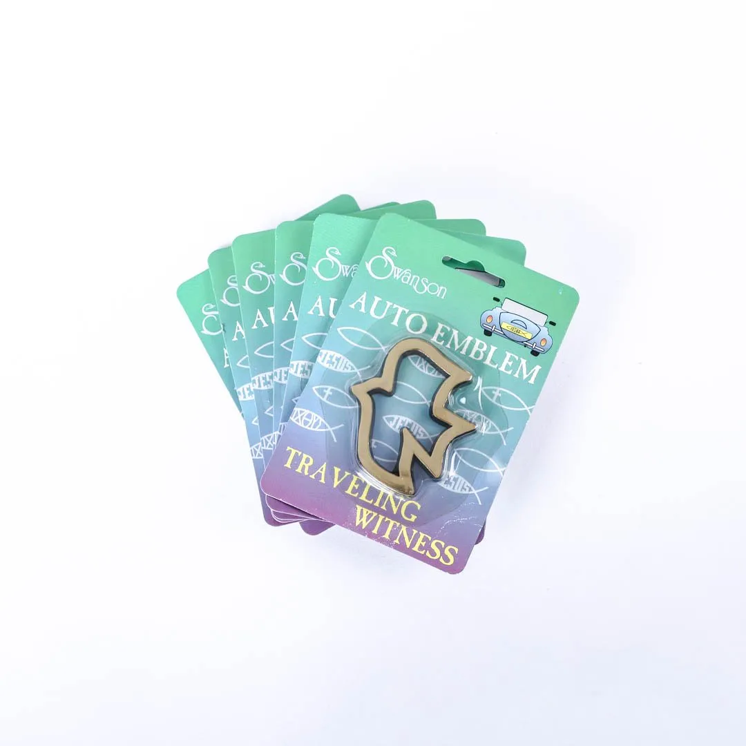 Auto Emblem Dove Gold