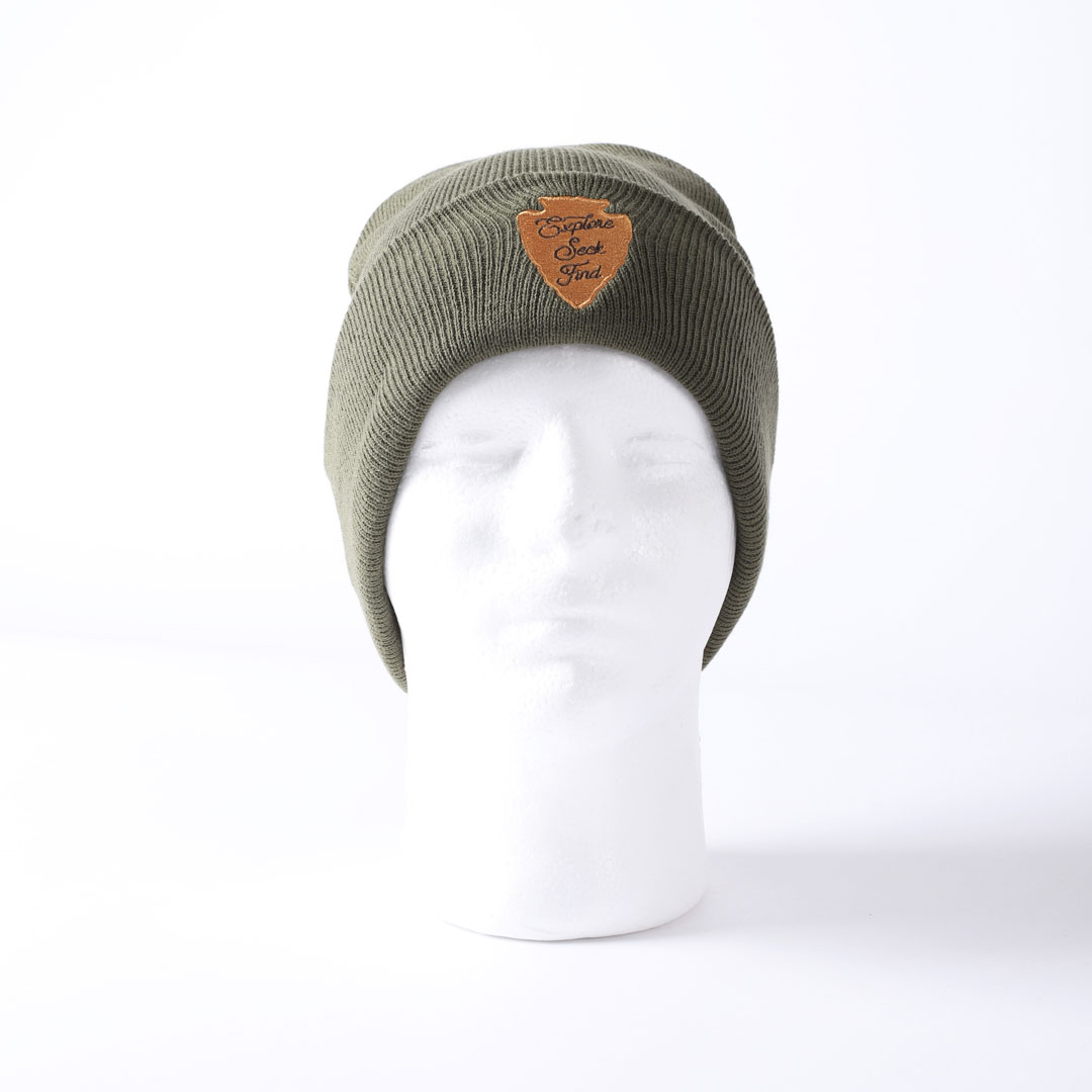 green beanie hat - explore seek find | Swanson Christian Products