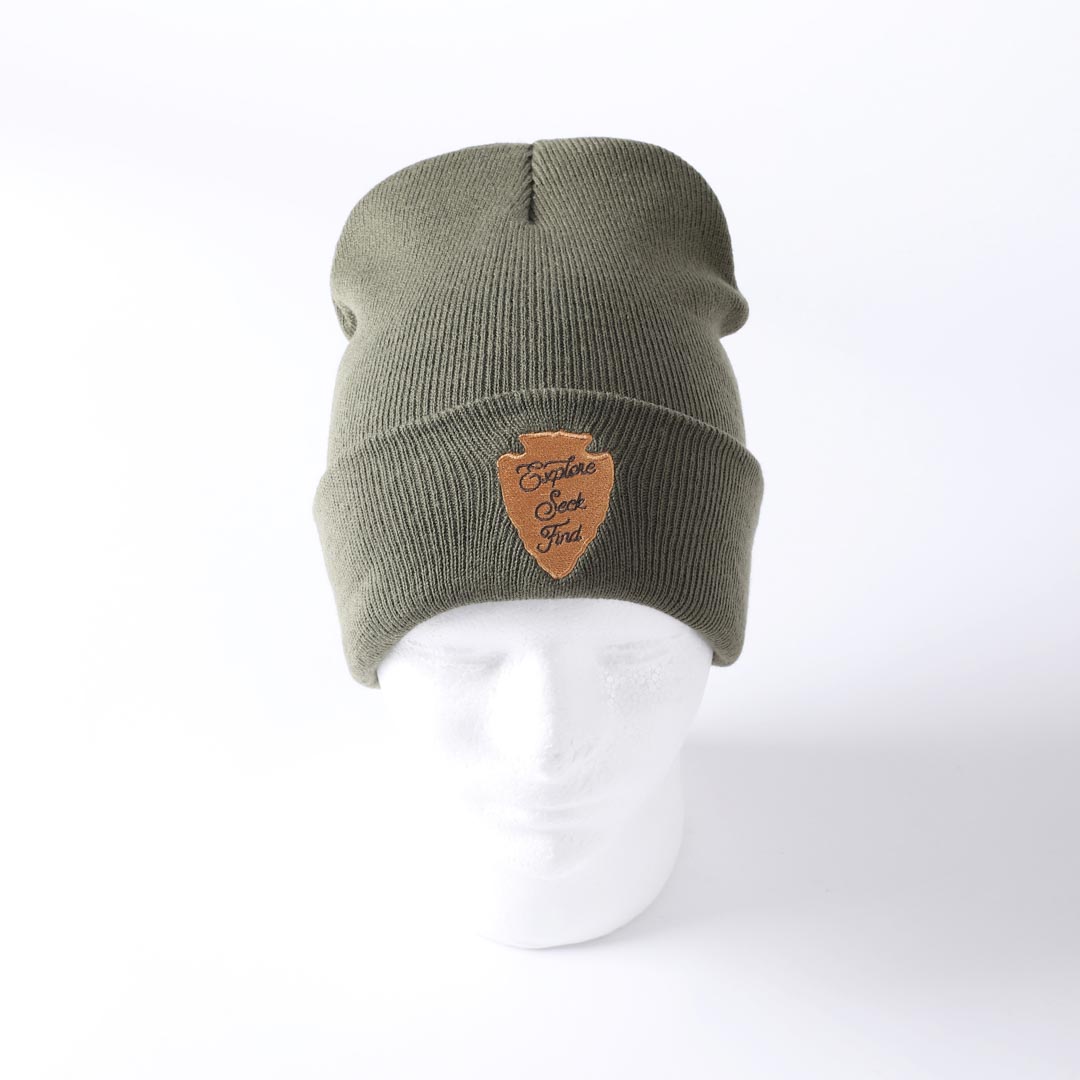 green beanie hat - explore seek find | Swanson Christian Products