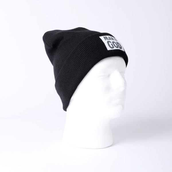 black beanie - man of God | Swanson Chrisitan Products