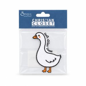 Goose Patch – Embroidered Iron-On God’s Silliest Goose – Pack of 3