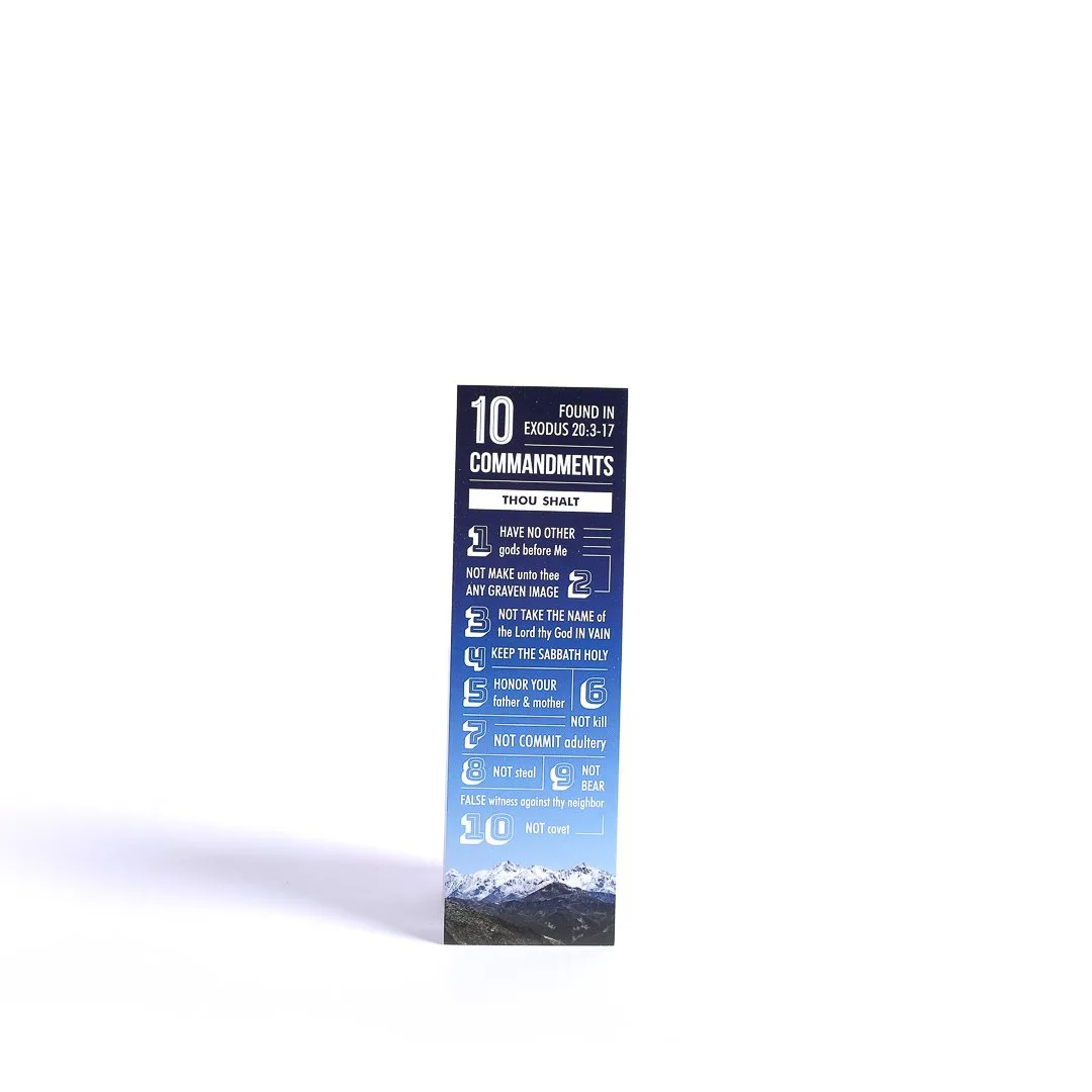 Bookmark- 10 Commandments- Swanson Christian Products