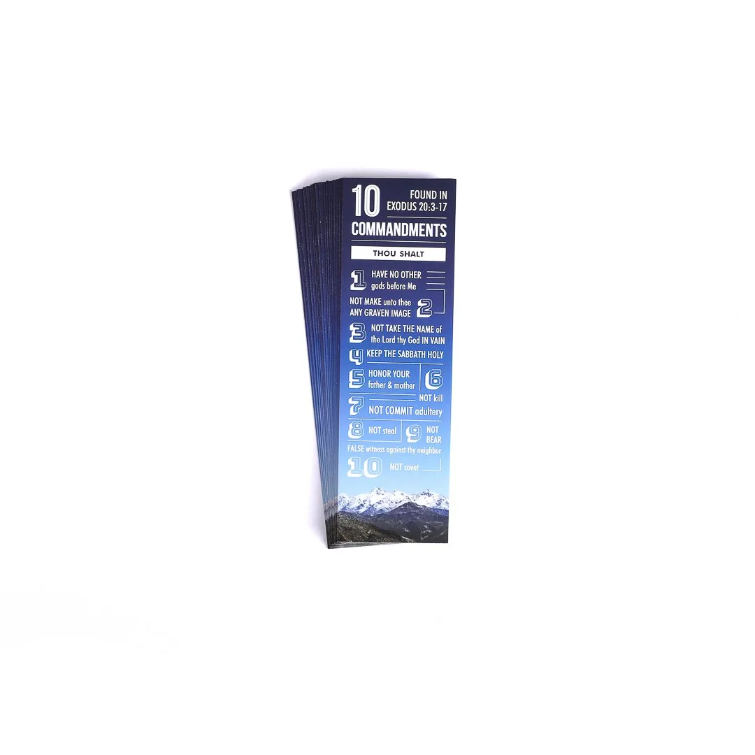 Bookmark- 10 Commandments- Swanson Christian Products
