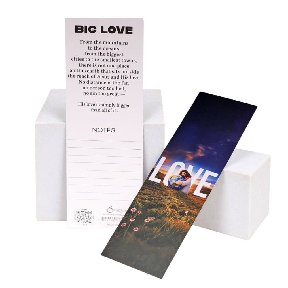 Jesus Hugging the World Bookmark - Pack of 25 - Image 3