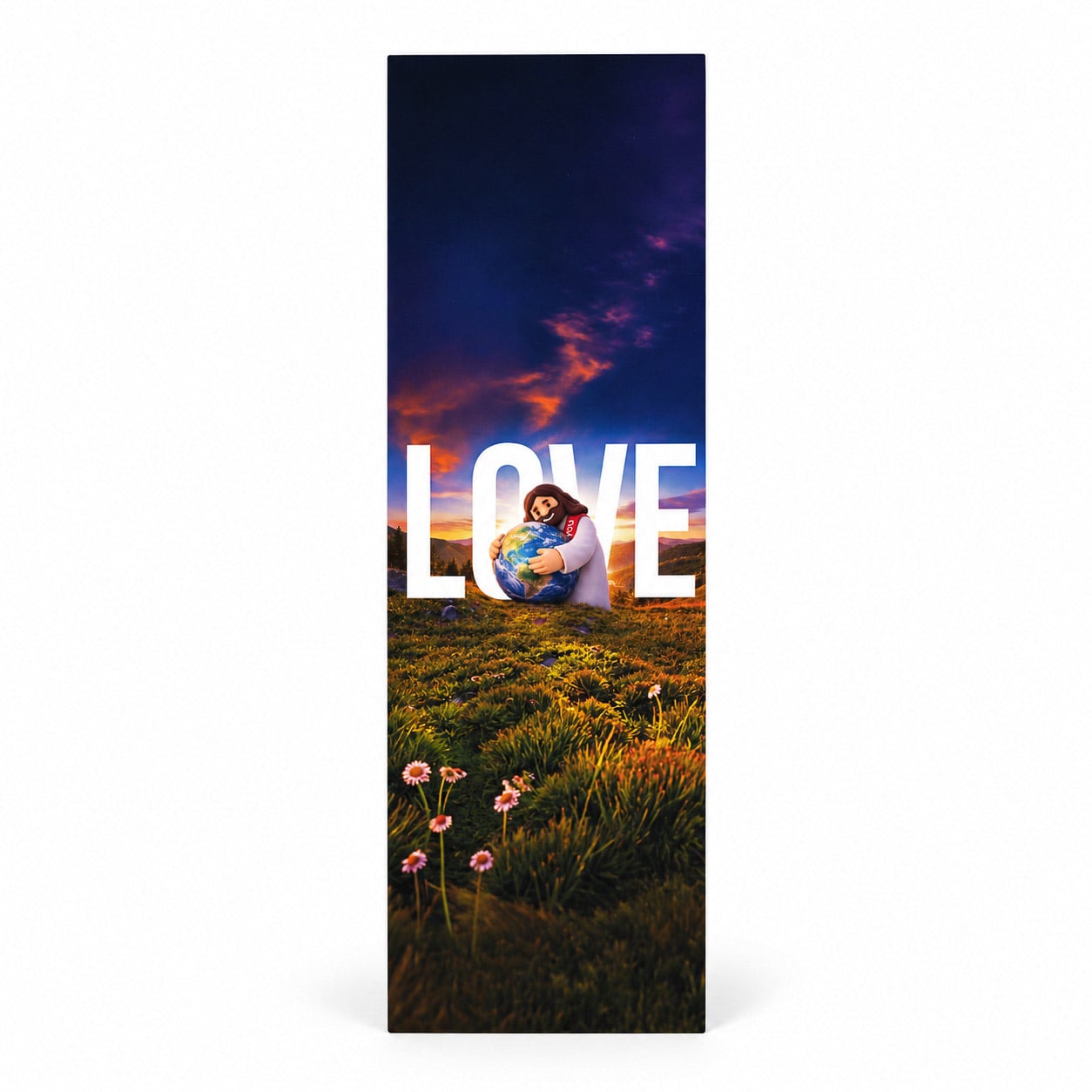 Jesus Hugging the World Bookmark - Pack of 25