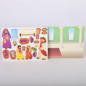 Sticker Scenes Miracle of Jesus 12 Ct