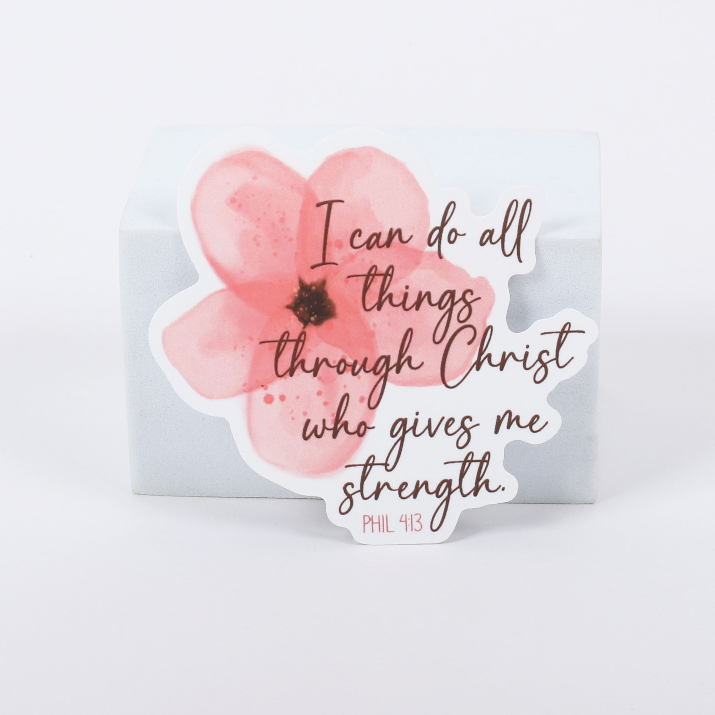 Sticker Vinyl I Can Do All Things Pk5 - Image 4