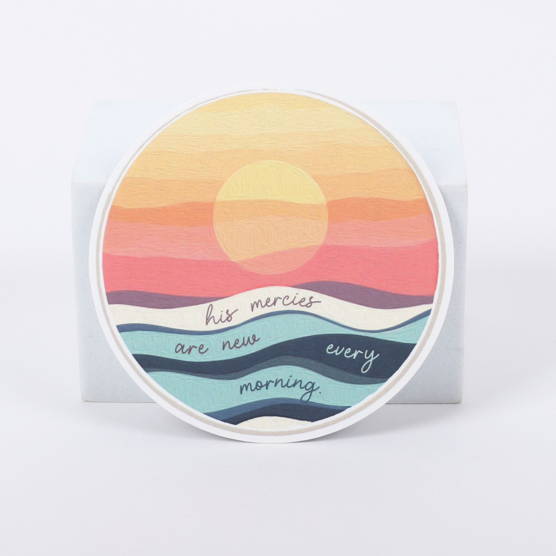 Sticker Vinyl His Mercies Are New Pk5 - Image 3