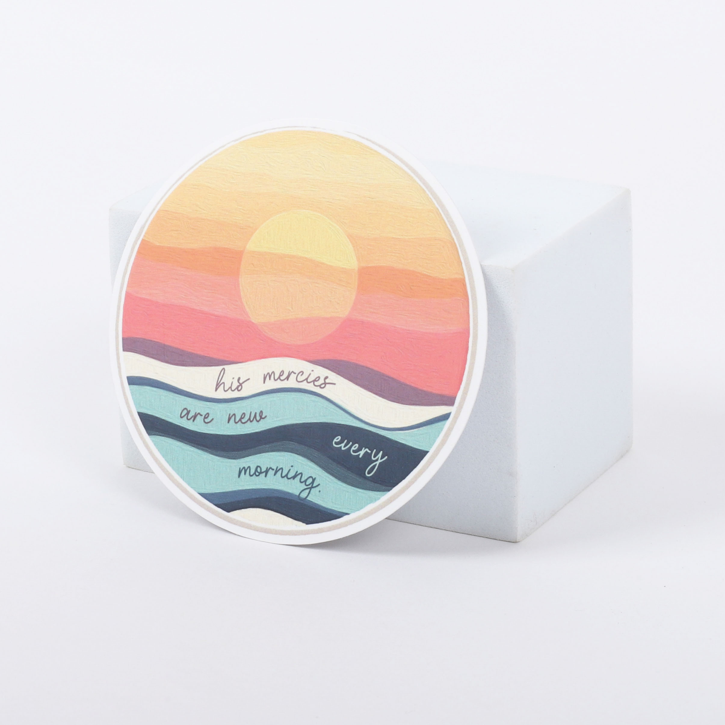 Sticker Vinyl His Mercies Are New Pk5 - Image 2
