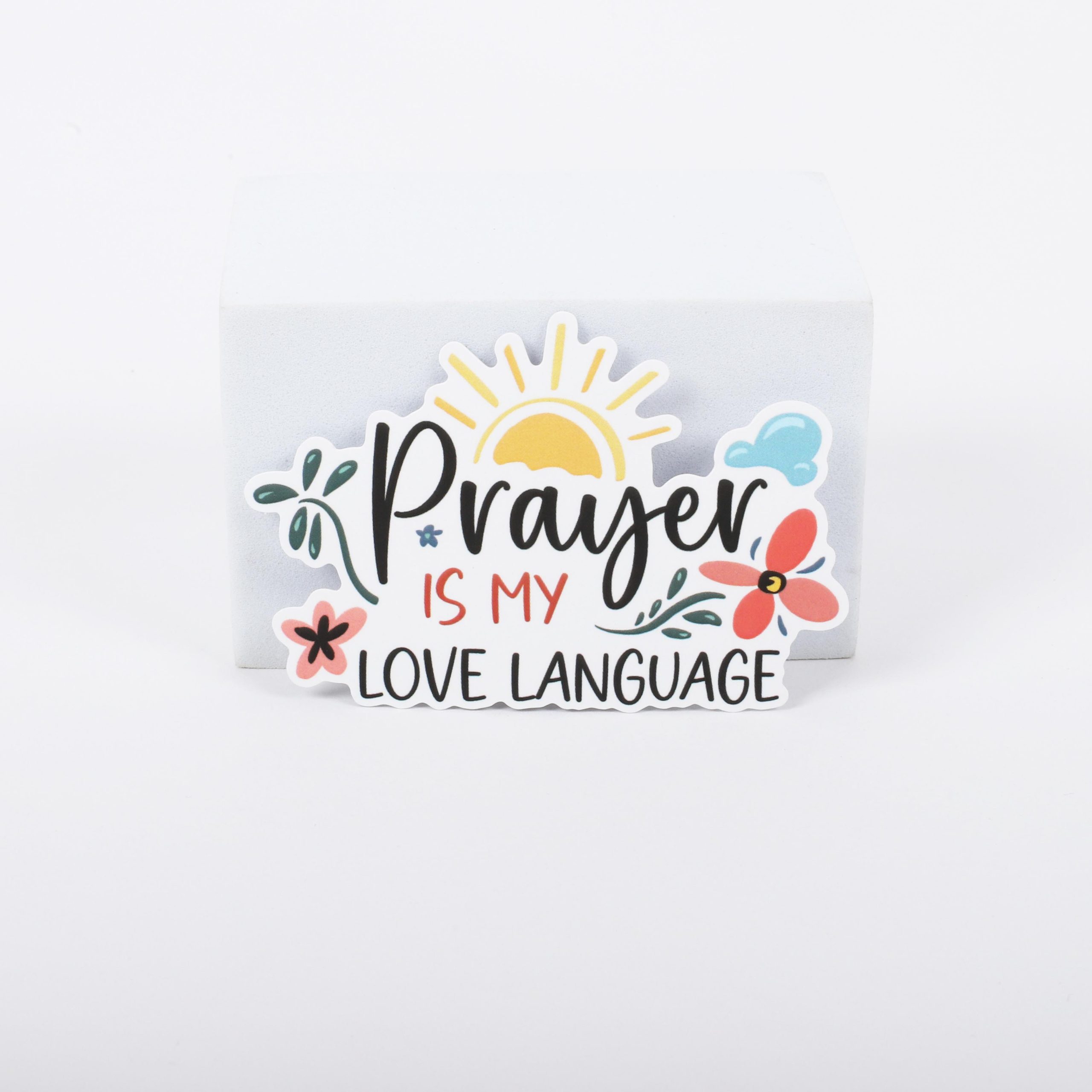 Sticker Vinyl Prayer Love Language Pk5 - Image 2