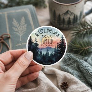 Sticker Vinyl Be Still And Know – Scenic Pk5