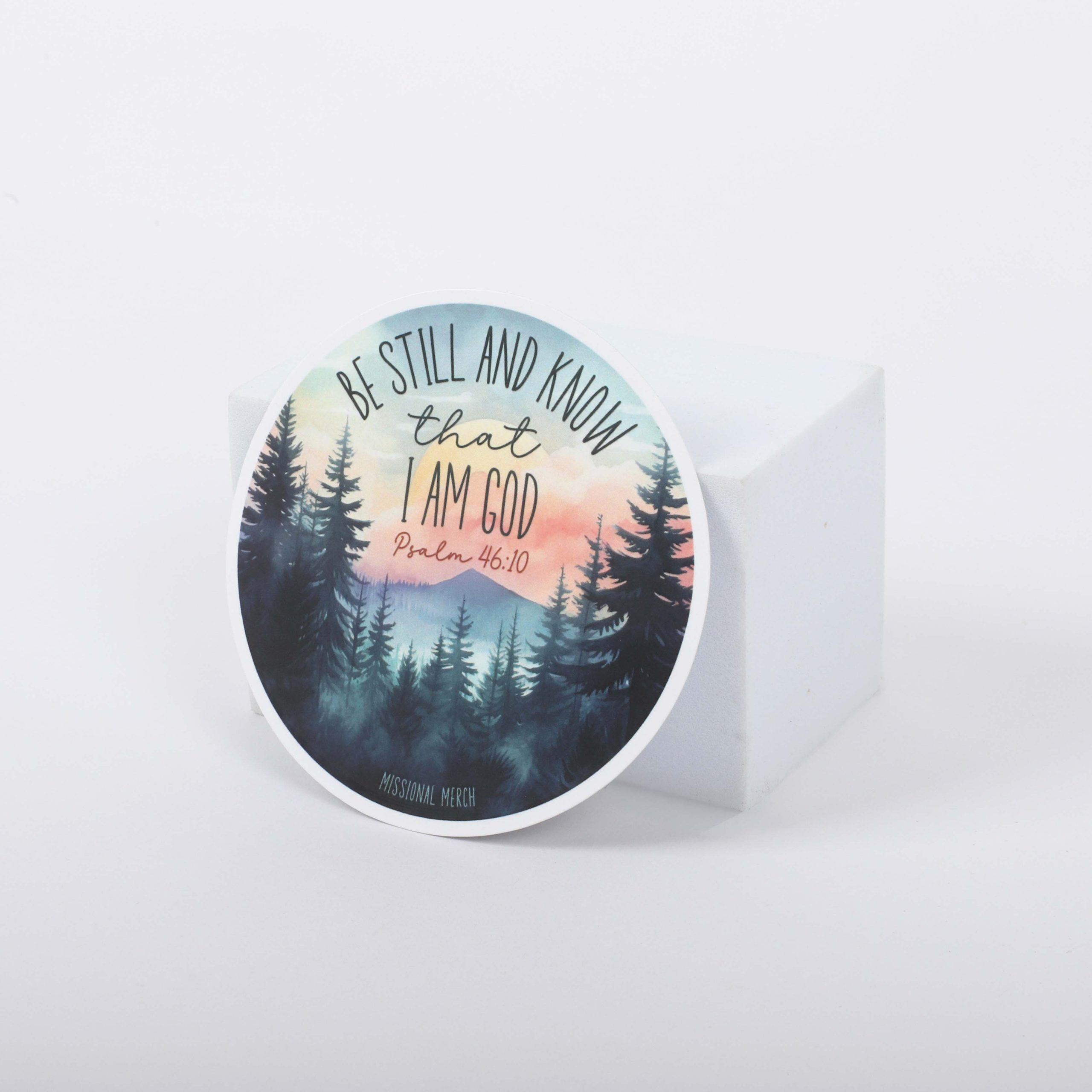 Sticker Vinyl Be Still And Know - Scenic Pk5 - Image 2