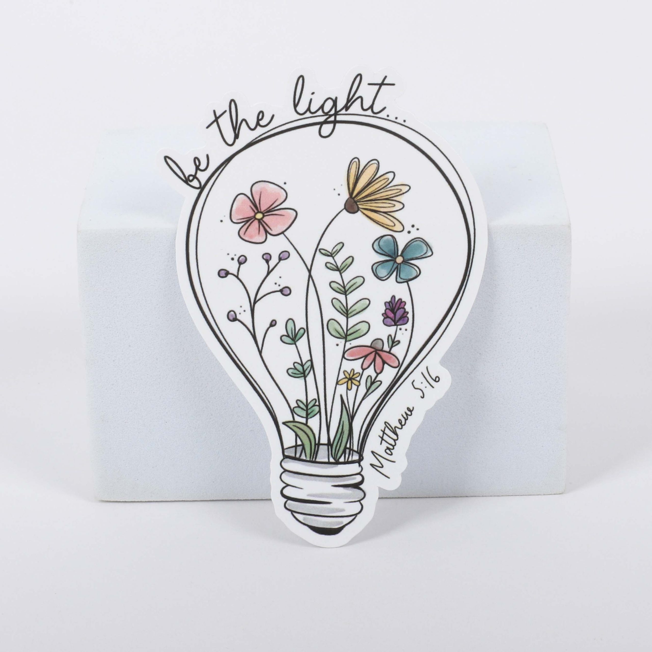 Sticker Vinyl Be The Light Pk5 - Image 2