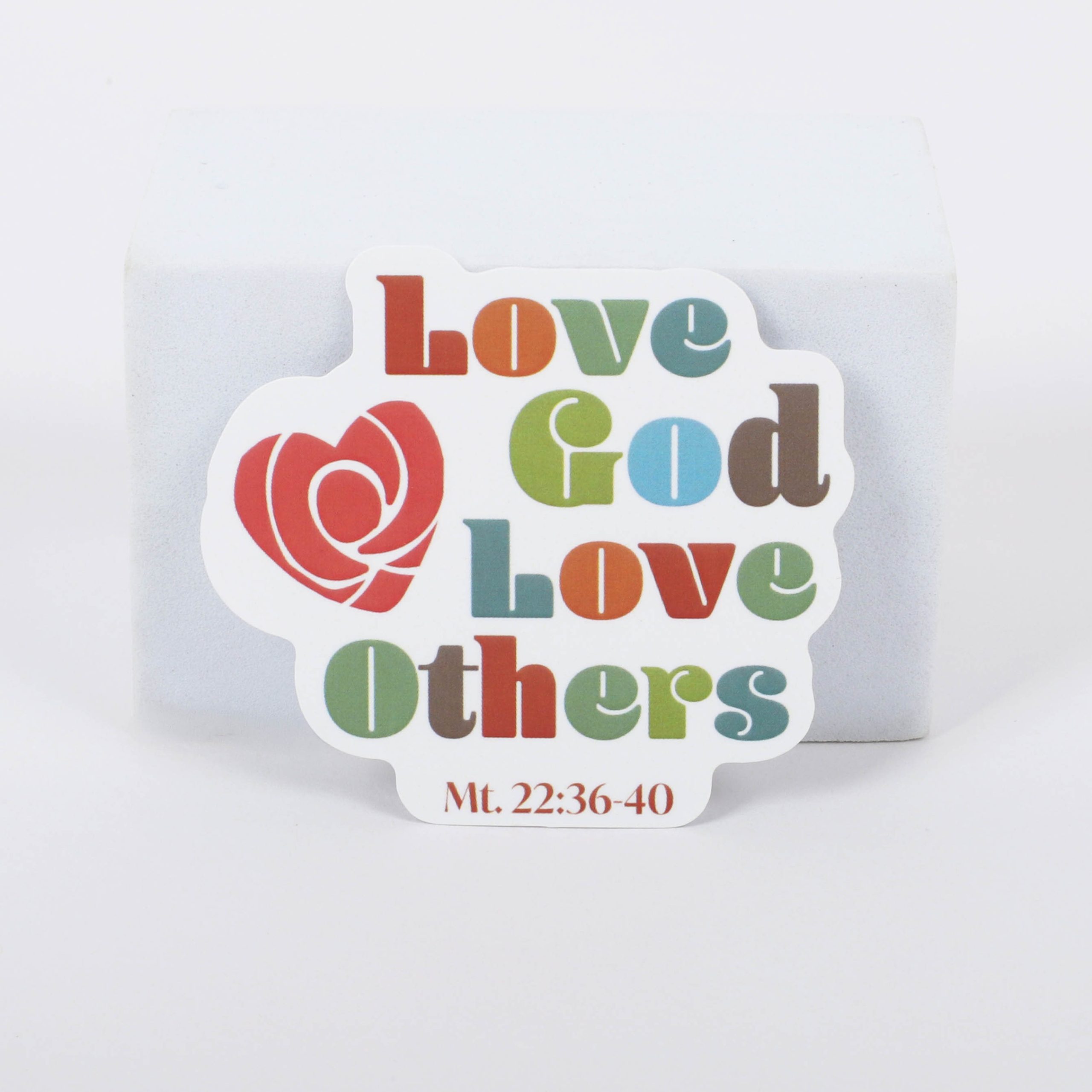Others Sticker Sticker Vinyl Love God Love Others Pk5 - SWANSON CHRISTIAN PRODUCTS