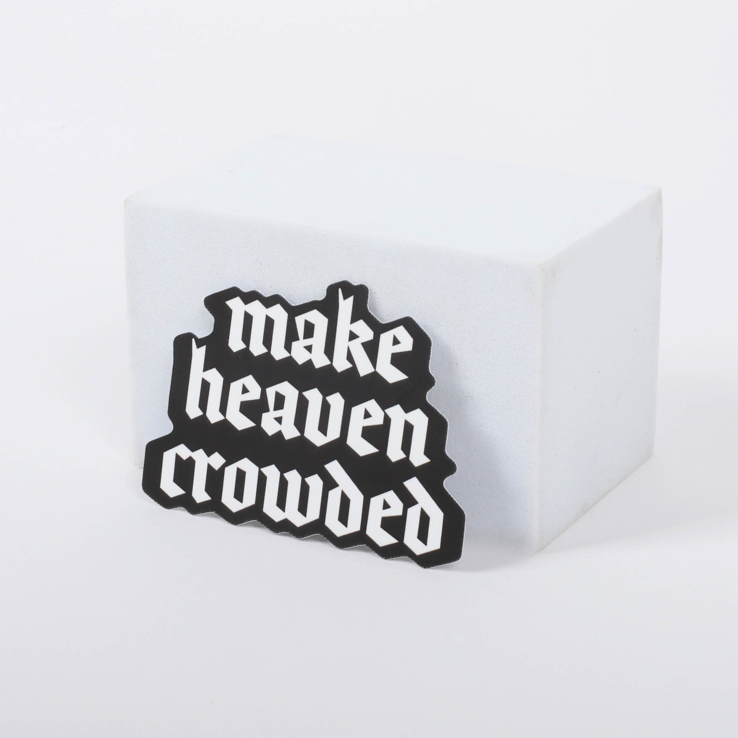 Sticker Vinyl Make Heaven Crowded Pk5 - Image 4