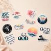 Aesthetic Bible verse sticker collection featuring Christian encouragement and faith-inspired designs
